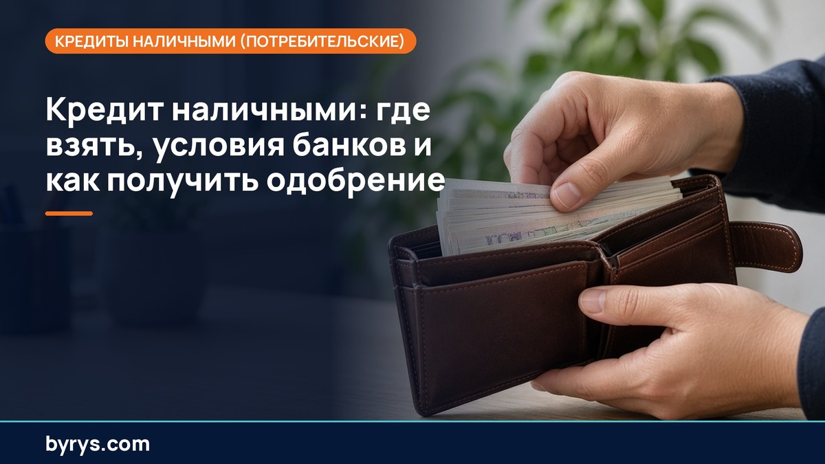 Кредит наличными: где взять, условия банков и как получить одобрение