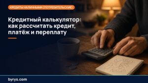 Подробнее о статье Кредитный калькулятор: как рассчитать кредит, платёж и переплату
